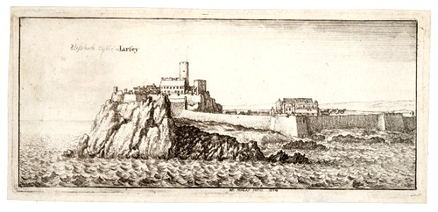 Wenceslas Hollar - Elizabeth Castle, Jersey 2