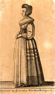 Wenceslas Hollar - Mulier ex Ducatu Wirttembergensi