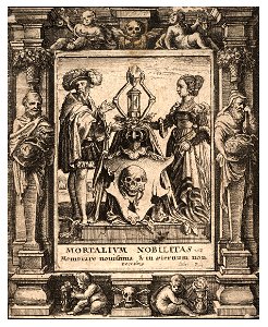Wenceslas Hollar - Death's coat of arms (State 1)