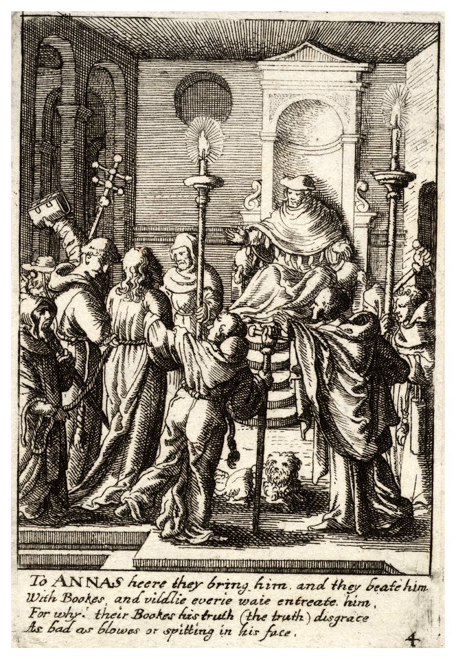 Wenceslas Hollar - Jesus before Annas 2