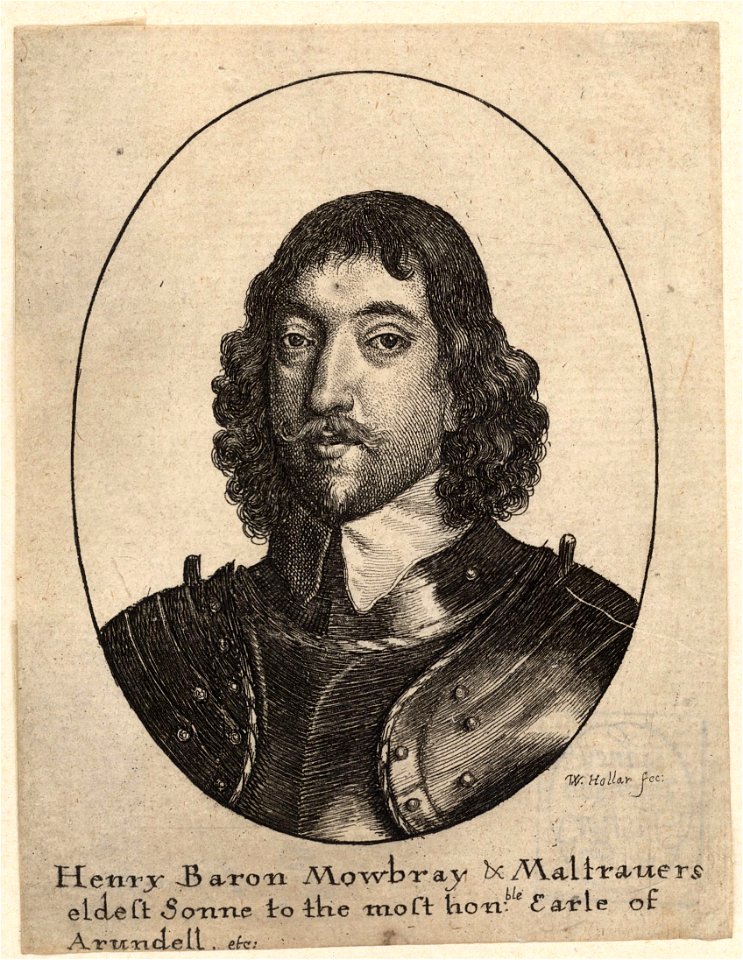 Wenceslas Hollar - Henry Howard, Lord Mowbray 2