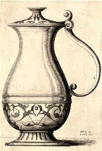 Wenceslas Hollar - Jug with arabesques on the base