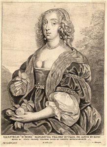 Wenceslas Hollar - Duchess of Lennox, after van Dyck (State 5)
