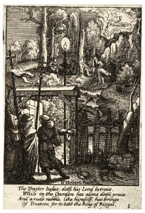 Wenceslas Hollar - Jesus on the Mount of Olives