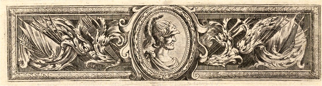 Wenceslas Hollar - Bearded warrior (State 2)