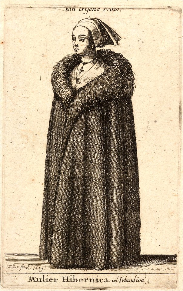 Wenceslas Hollar - Mulier Hibernica vel Irlandica