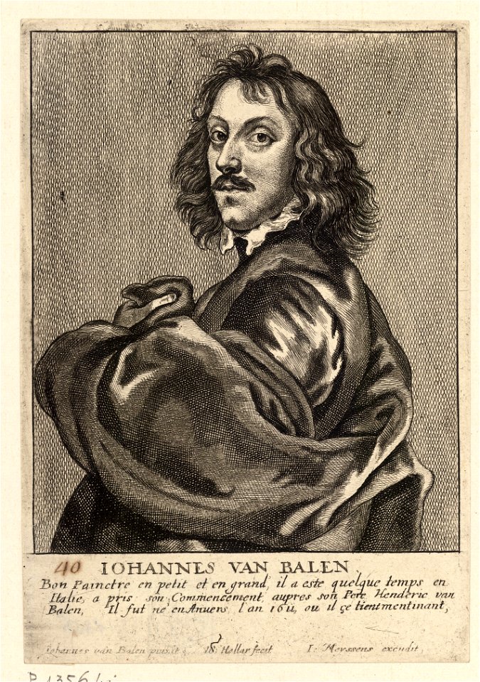 Wenceslas Hollar - Johannes von Balen (State 6)