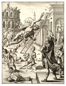 Wenceslas Hollar - Mercury and Aeneas (State 2) 2. Free illustration for personal and commercial use.