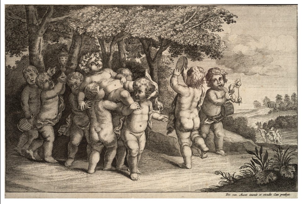 Wenceslas Hollar - Nine small boys