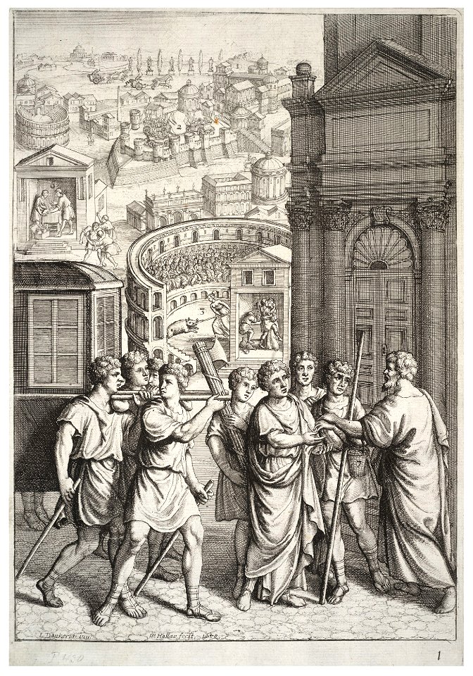 Wenceslas Hollar - Rome's depravity (State 2)