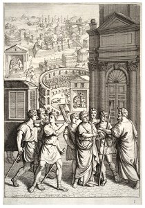 Wenceslas Hollar - Rome's depravity (State 2)
