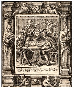 Wenceslas Hollar - Gamesters (State 1)