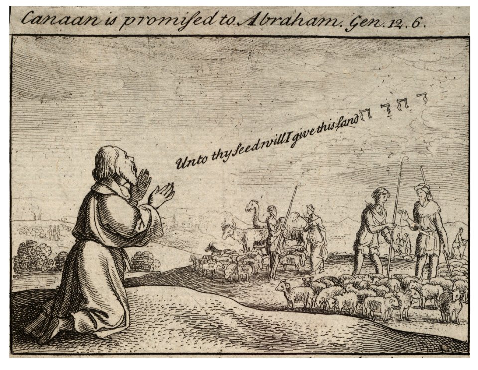 Wenceslas Hollar - God's promise to Abraham (State 2)