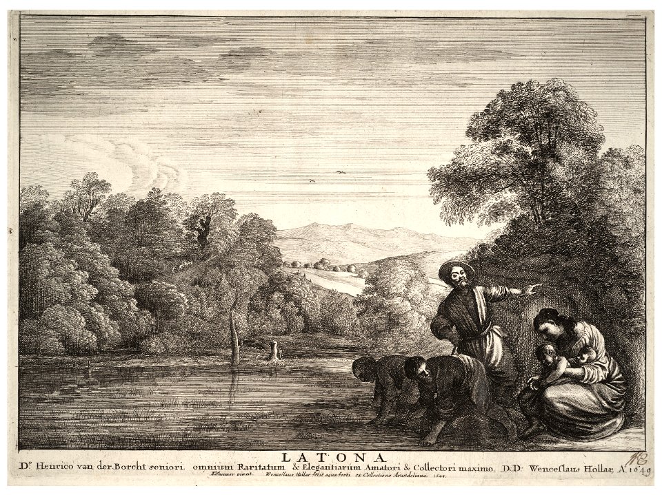 Wenceslas Hollar - Latona 2