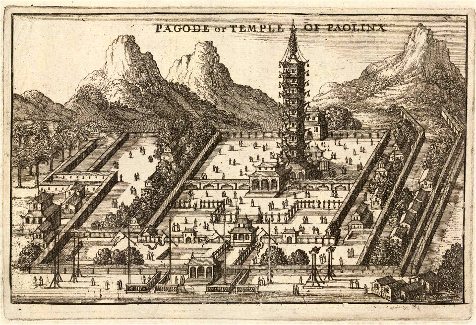 Wenceslas Hollar - Pagoda of Paolinx