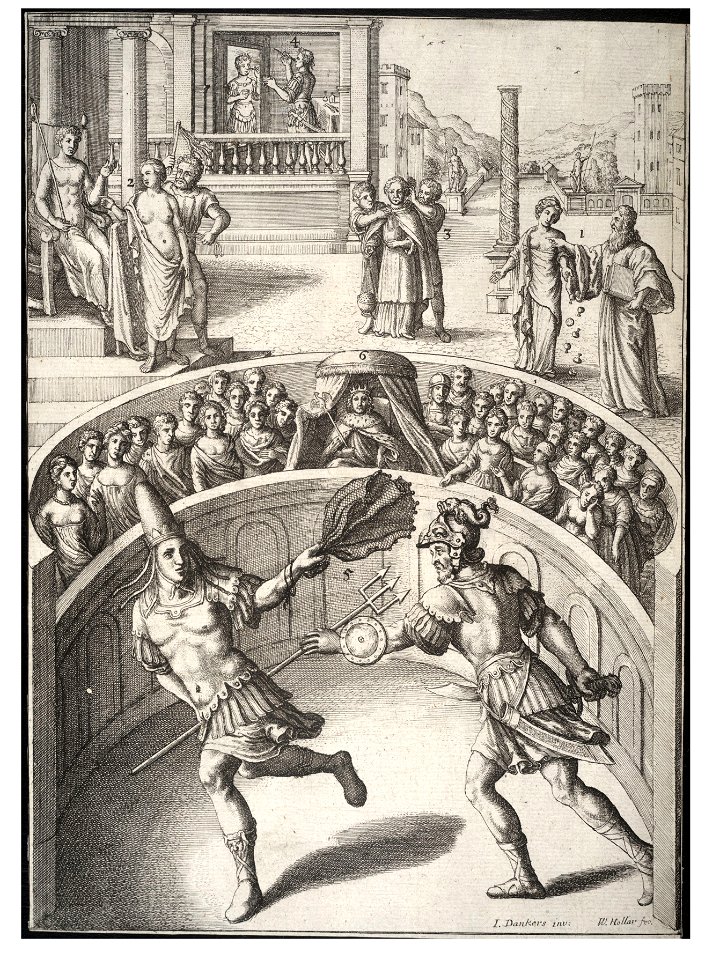 Wenceslas Hollar - Fashionable society (State 2)