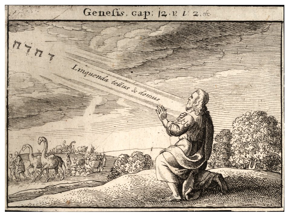 Wenceslas Hollar - God calls Abraham (State 2)