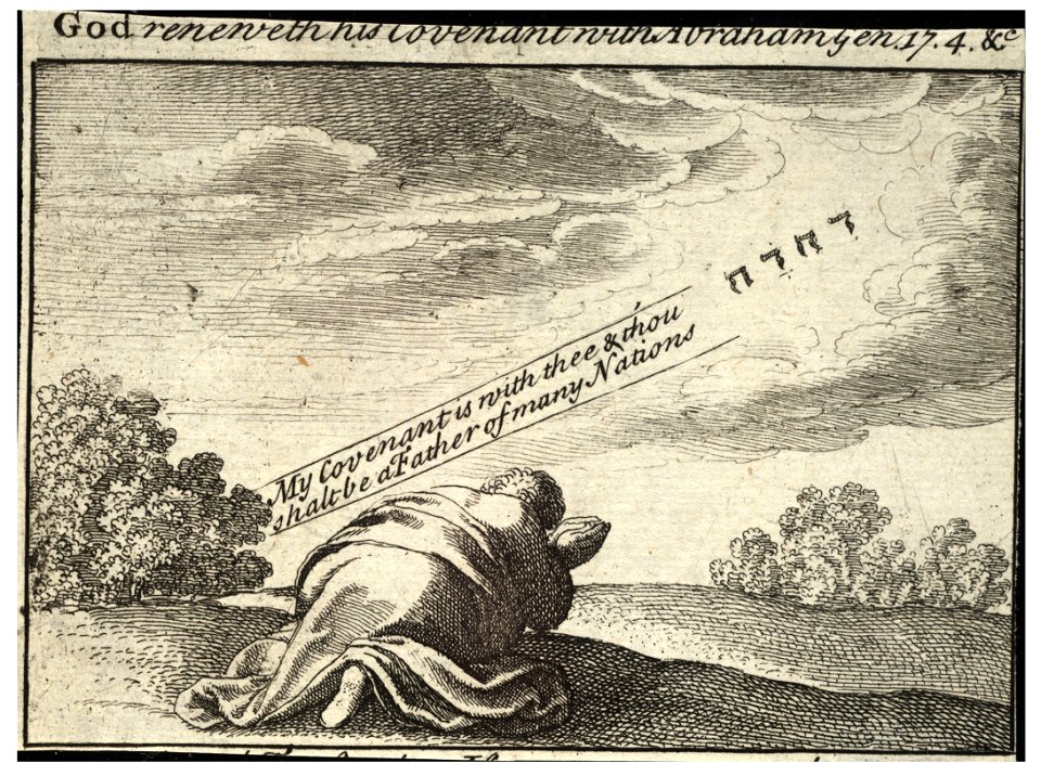 Wenceslas Hollar - God's covenant with Abraham (State 2)