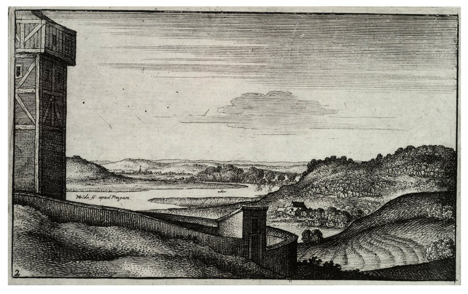 Wenceslas Hollar - Moldau or Vltava (State 1)