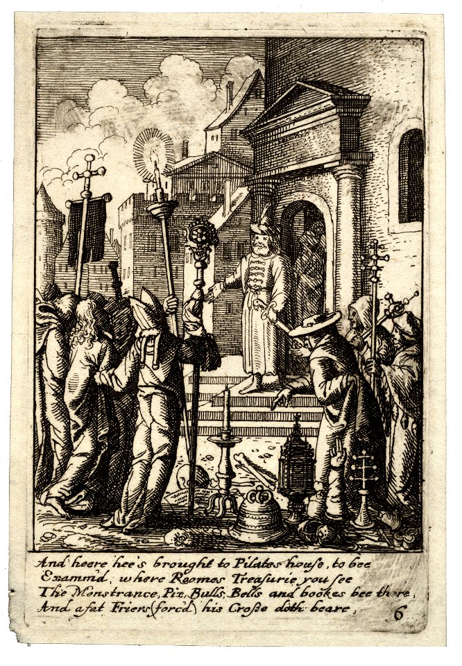 Wenceslas Hollar - Jesus before Pilate 2