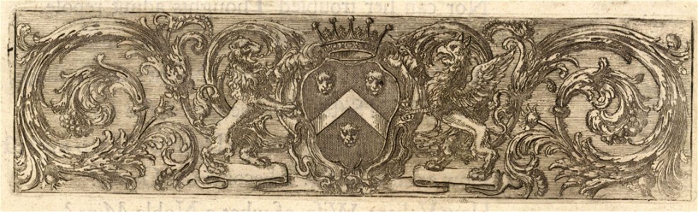 Wenceslas Hollar - Lion and griffin (The Wentworth arms)