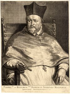 Wenceslas Hollar - Malderus, after van Dyck (State 3)