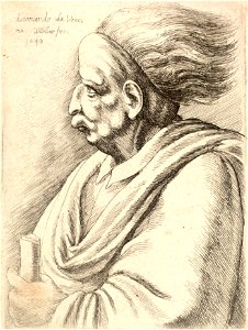 Wenceslas Hollar - Man with deformed upper lip and wig