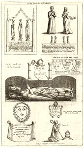 Wenceslas Hollar - Harman family (monument) (State 2)