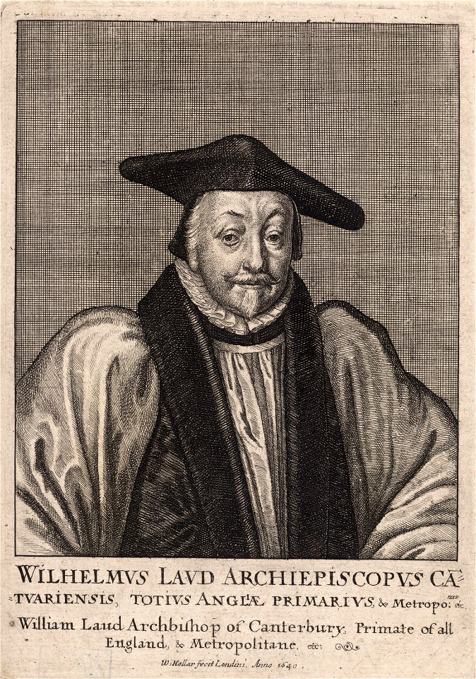 Wenceslas Hollar - Laud, after van Dyck (State 6)