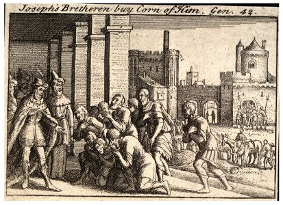 Wenceslas Hollar - Joseph and his brethren (State 2)