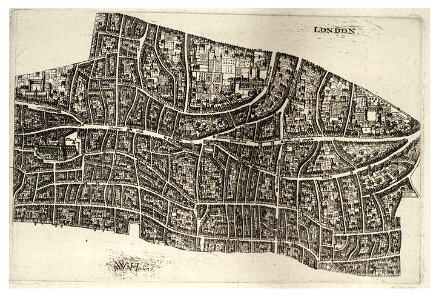 Wenceslas Hollar - London before the fire (State 2)