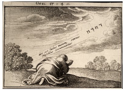 Wenceslas Hollar - God's covenant with Abraham (State 1)
