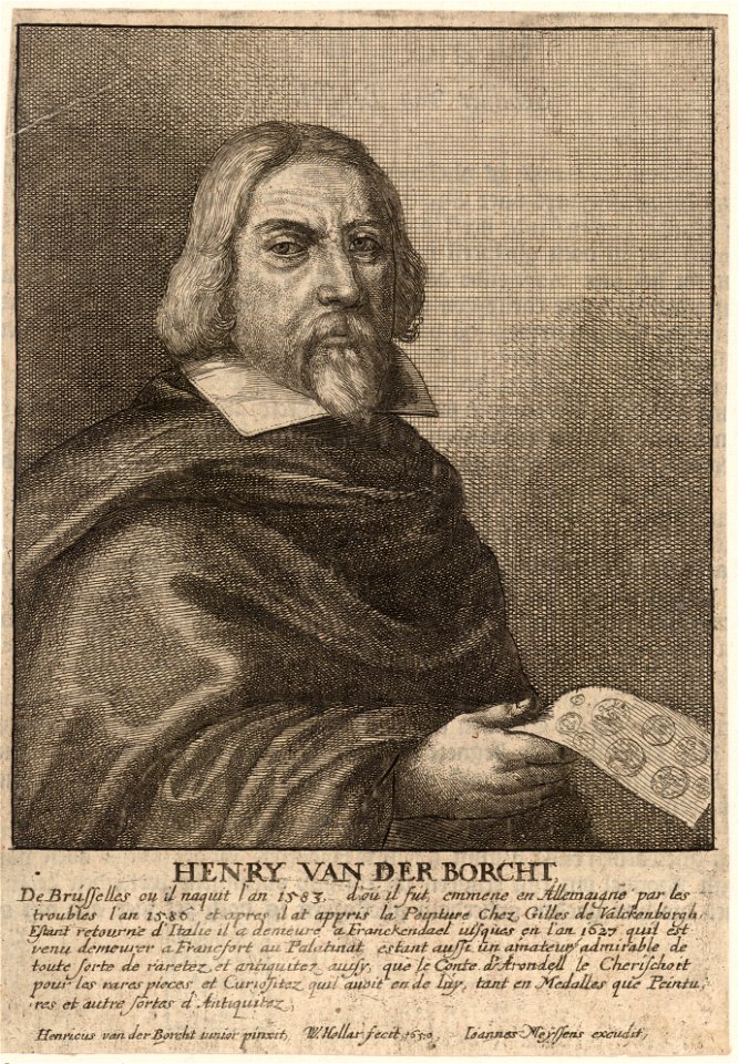 Wenceslas Hollar - Henry van der Borcht the elder (State 2)
