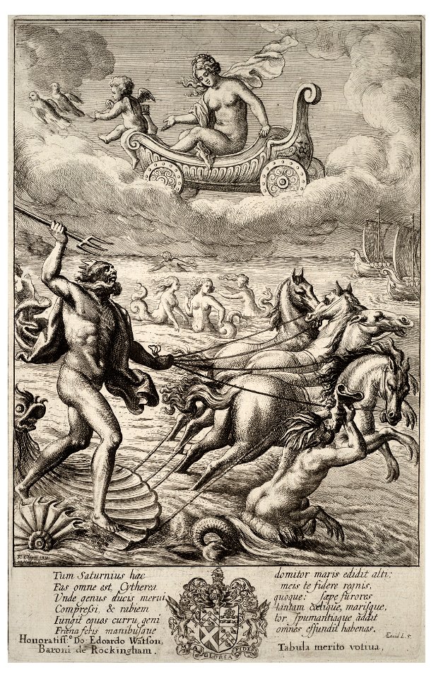 Wenceslas Hollar - Neptune and Venus (State 3)