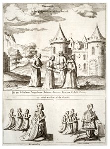 Wenceslas Hollar - Heraldic arms in Tamworth church