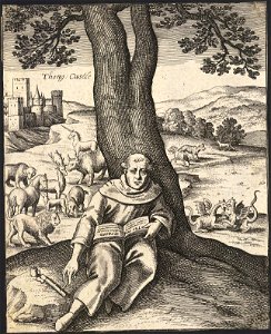 Wenceslas Hollar - Merlin. Free illustration for personal and commercial use.