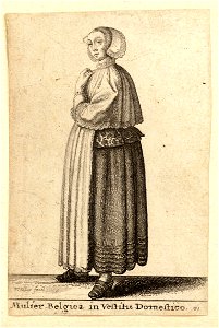 Wenceslas Hollar - Navigatoris Hollandici Vxor (State 1) 2