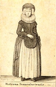 Wenceslas Hollar - Matrona Francofurtensis (State 2)