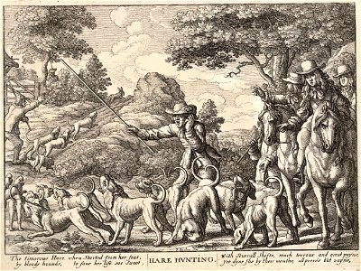 Wenceslas Hollar - Hare hunting