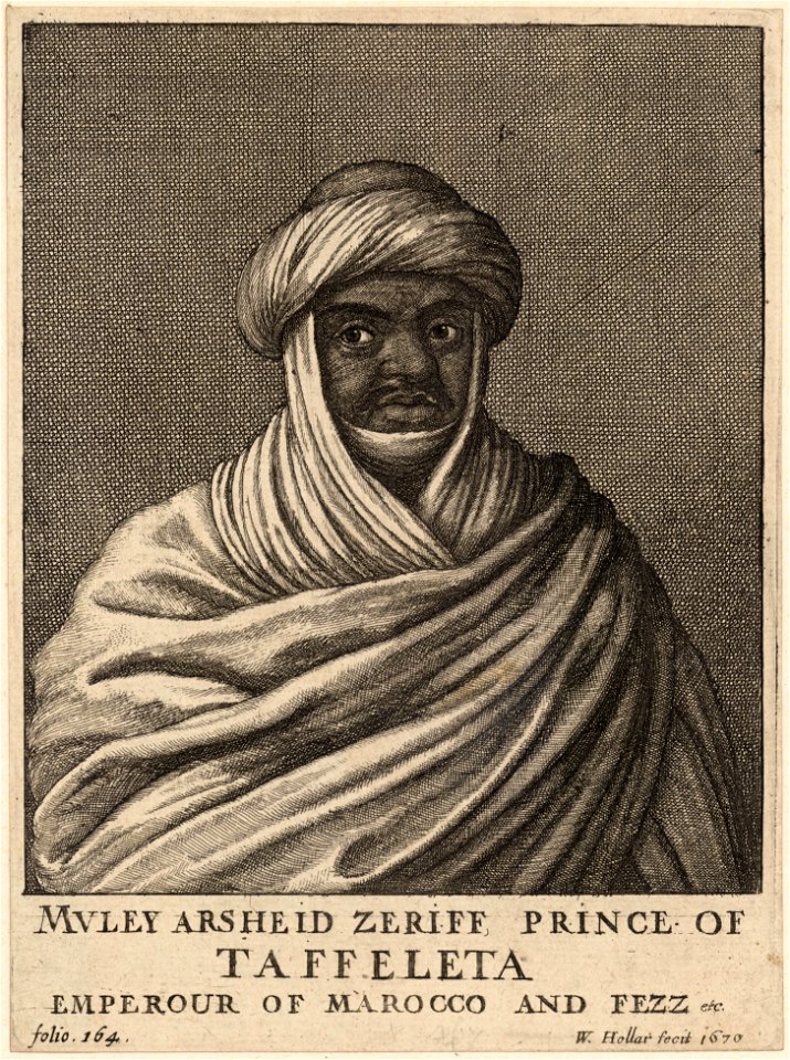 Wenceslas Hollar - Muley Arsheid Zeriff (State 2)