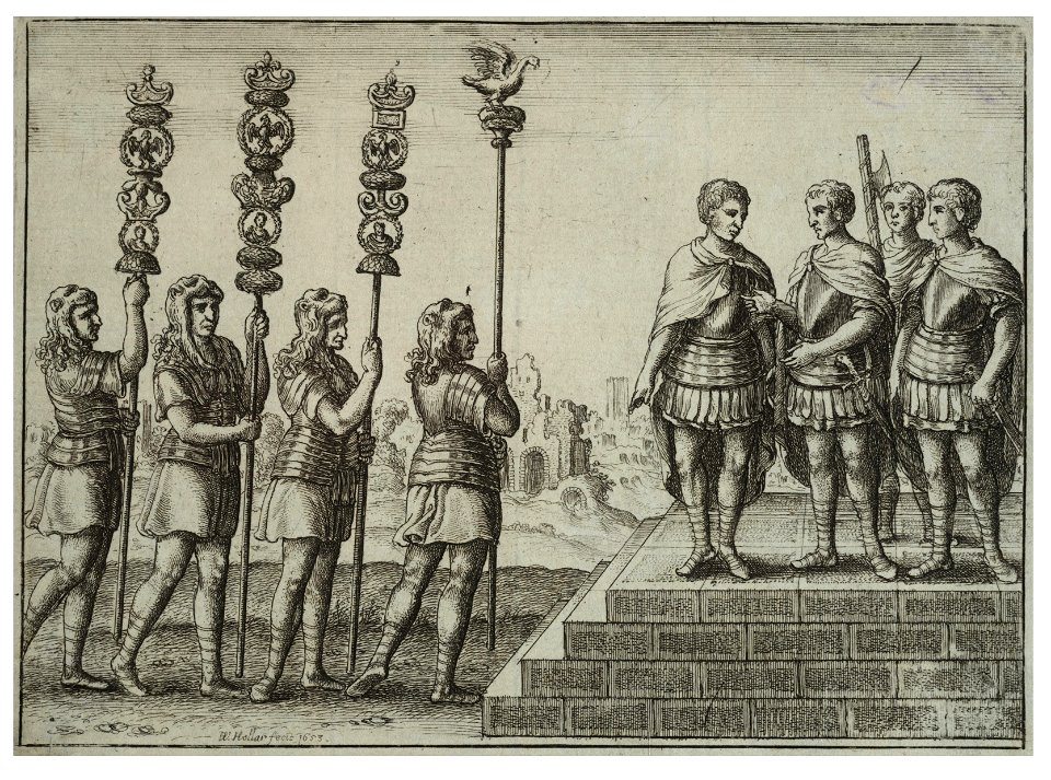Wenceslas Hollar - Roman soldiers
