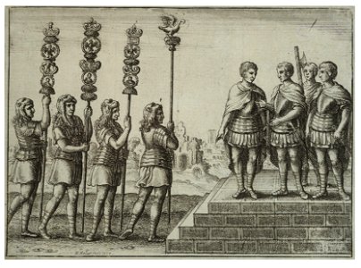 Wenceslas Hollar - Roman soldiers
