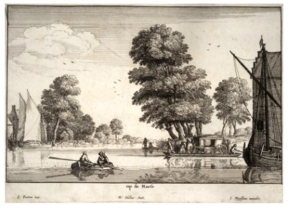 Wenceslas Hollar - Op de Maese (State 1)