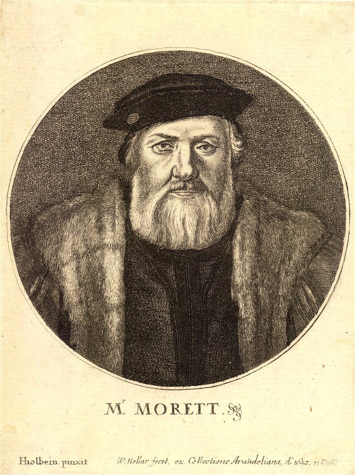 Wenceslas Hollar - Moret, or Morette (State 1)