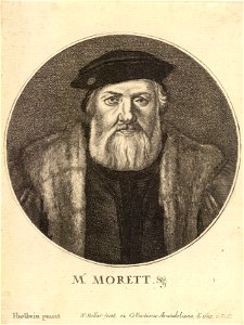 Wenceslas Hollar - Moret, or Morette (State 1)