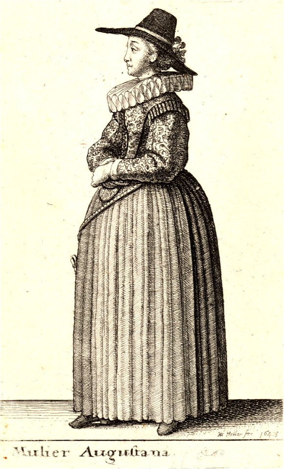Wenceslas Hollar - Mulier Augustana
