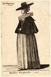 Wenceslas Hollar - Mulier Pragensis (State 3)