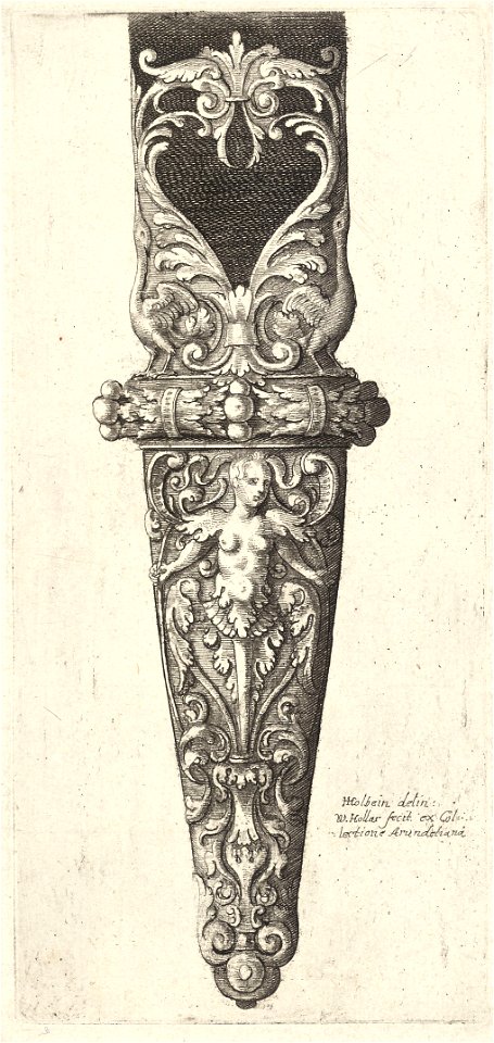 Wenceslas Hollar - Lower portion of a scabbard