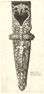 Wenceslas Hollar - Lower portion of a scabbard