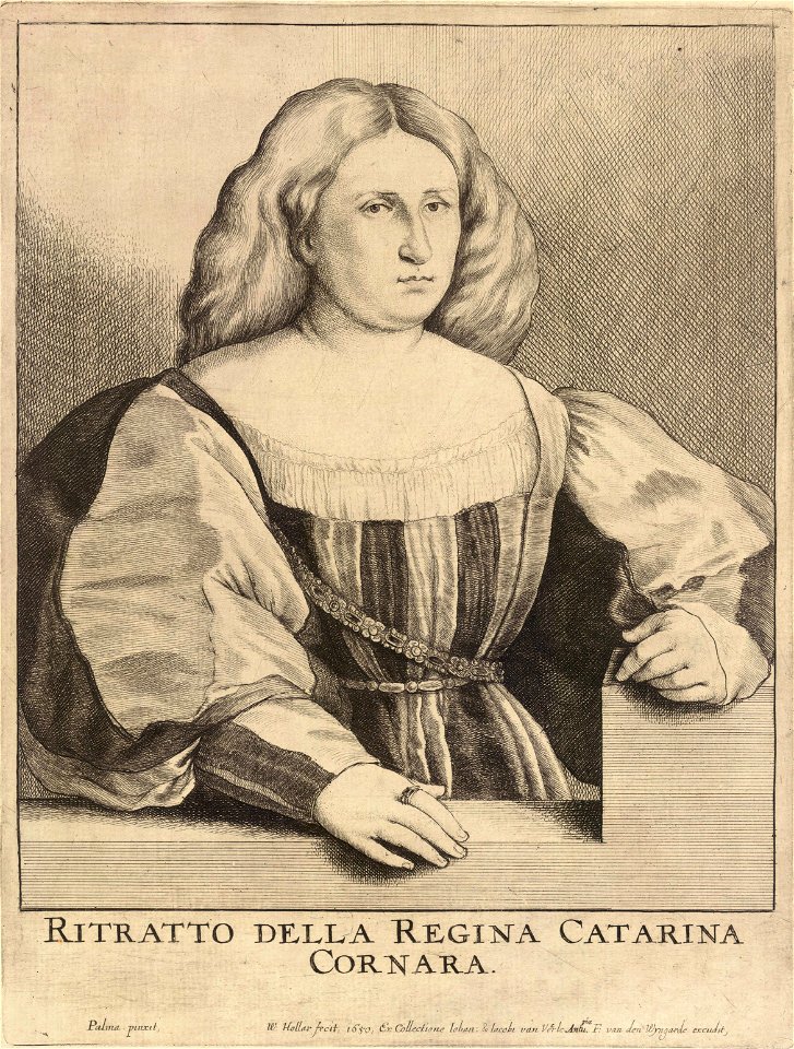 Wenceslas Hollar - Petrarch's Laura (State 2)